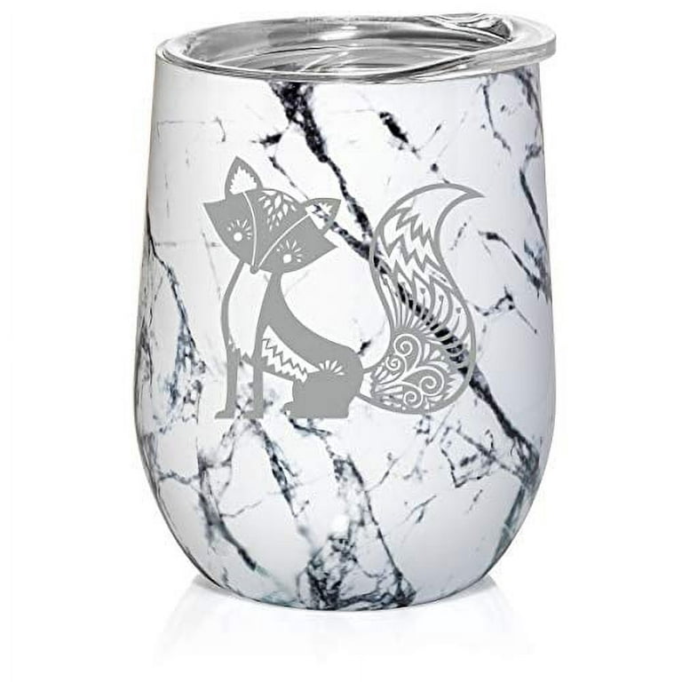 https://i5.walmartimages.com/seo/12-oz-Double-Wall-Vacuum-Insulated-Stainless-Steel-Marble-Stemless-Wine-Tumbler-Glass-Coffee-Travel-Mug-With-Lid-Fancy-Fox-Black-White-Marble_6c866040-f70a-4dfd-b5a4-706bb8ced6a7.c38ed854ff39ee7bdc13bab669752b21.jpeg?odnHeight=768&odnWidth=768&odnBg=FFFFFF