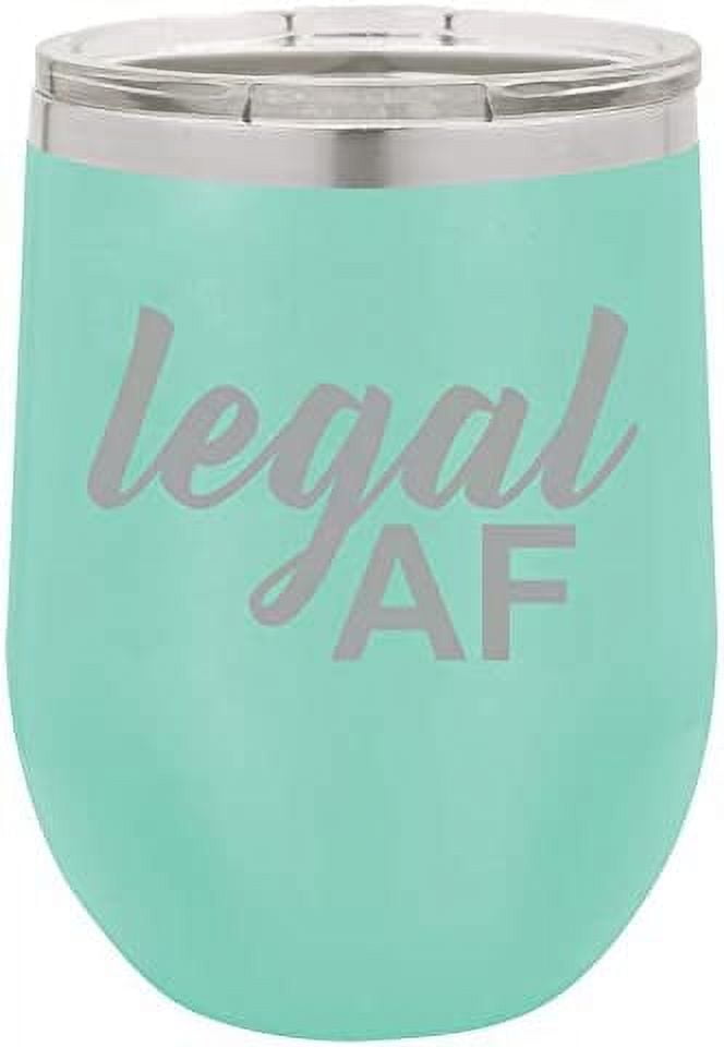 12 oz Double Wall Vacuum Insulated Stainless Steel Stemless Wine Glass