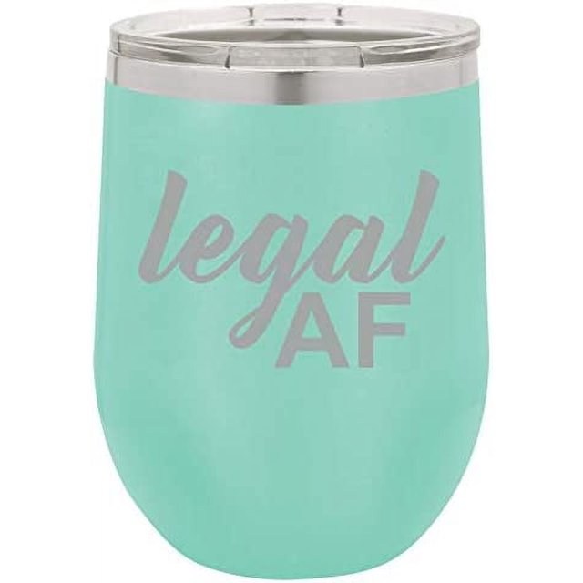 12 oz Double Wall Vacuum Insulated Stainless Steel Stemless Wine Glass