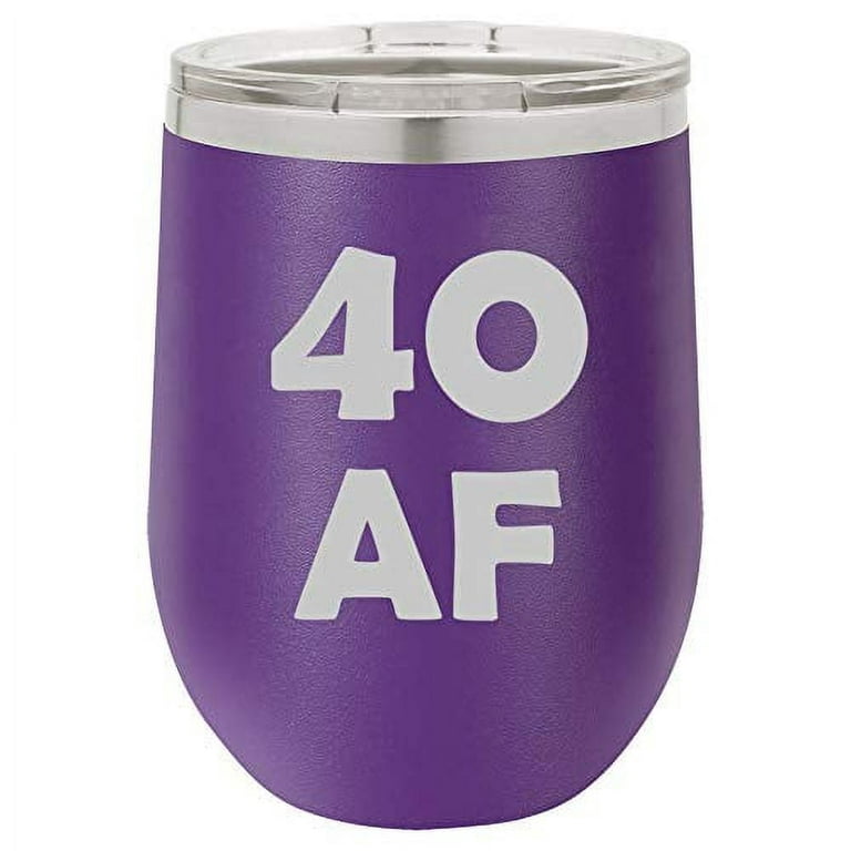 https://i5.walmartimages.com/seo/12-oz-Double-Wall-Vacuum-Insulated-Stainless-Steel-Stemless-Wine-Tumbler-Glass-Coffee-Travel-Mug-With-Lid-40-AF-40th-Birthday-Funny-Purple_9968c087-2789-4261-9e90-b05a427f08eb.b47e165640d6e0401671c4b1783996ea.jpeg?odnHeight=768&odnWidth=768&odnBg=FFFFFF