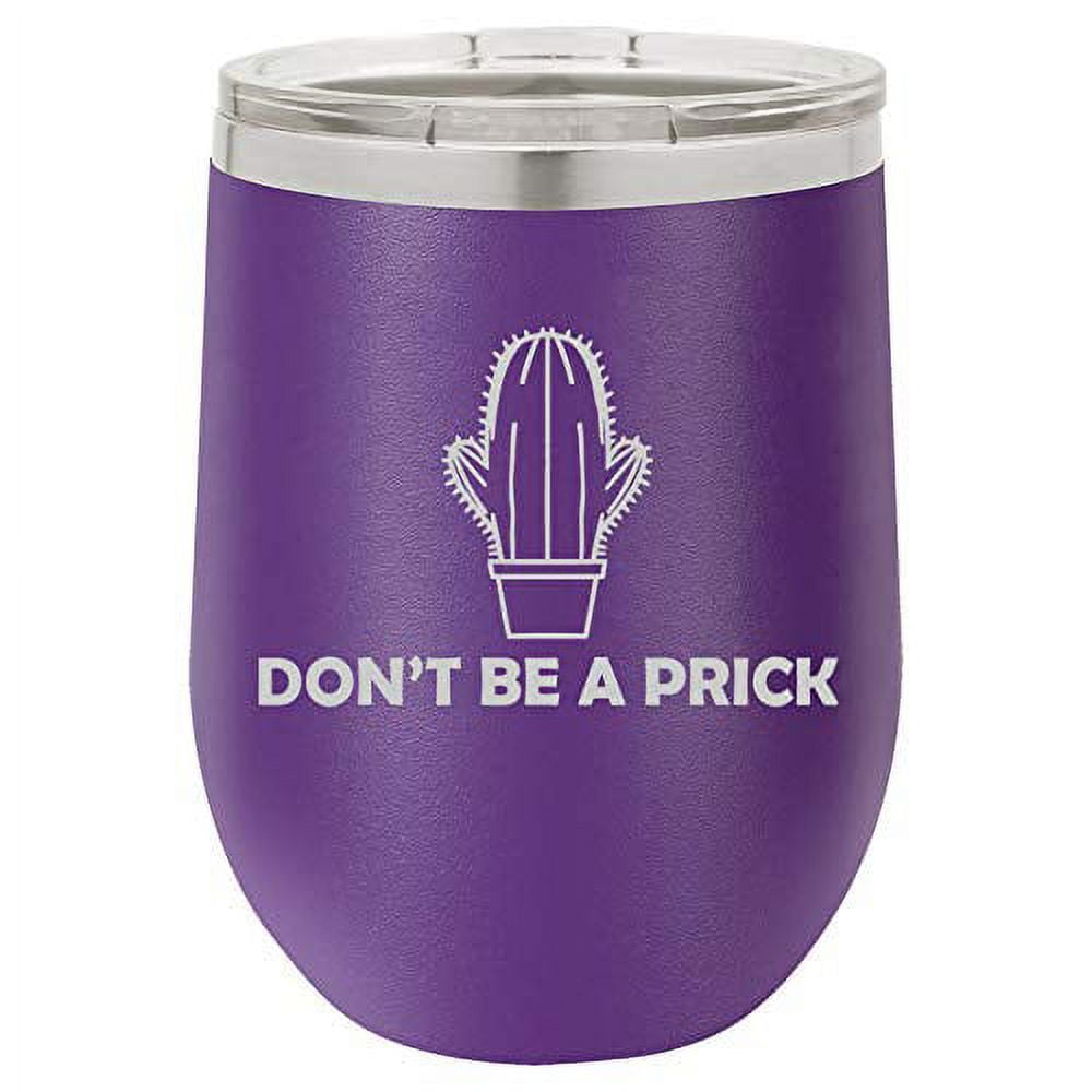 Prickly Purple Glitter Cup (16oz)