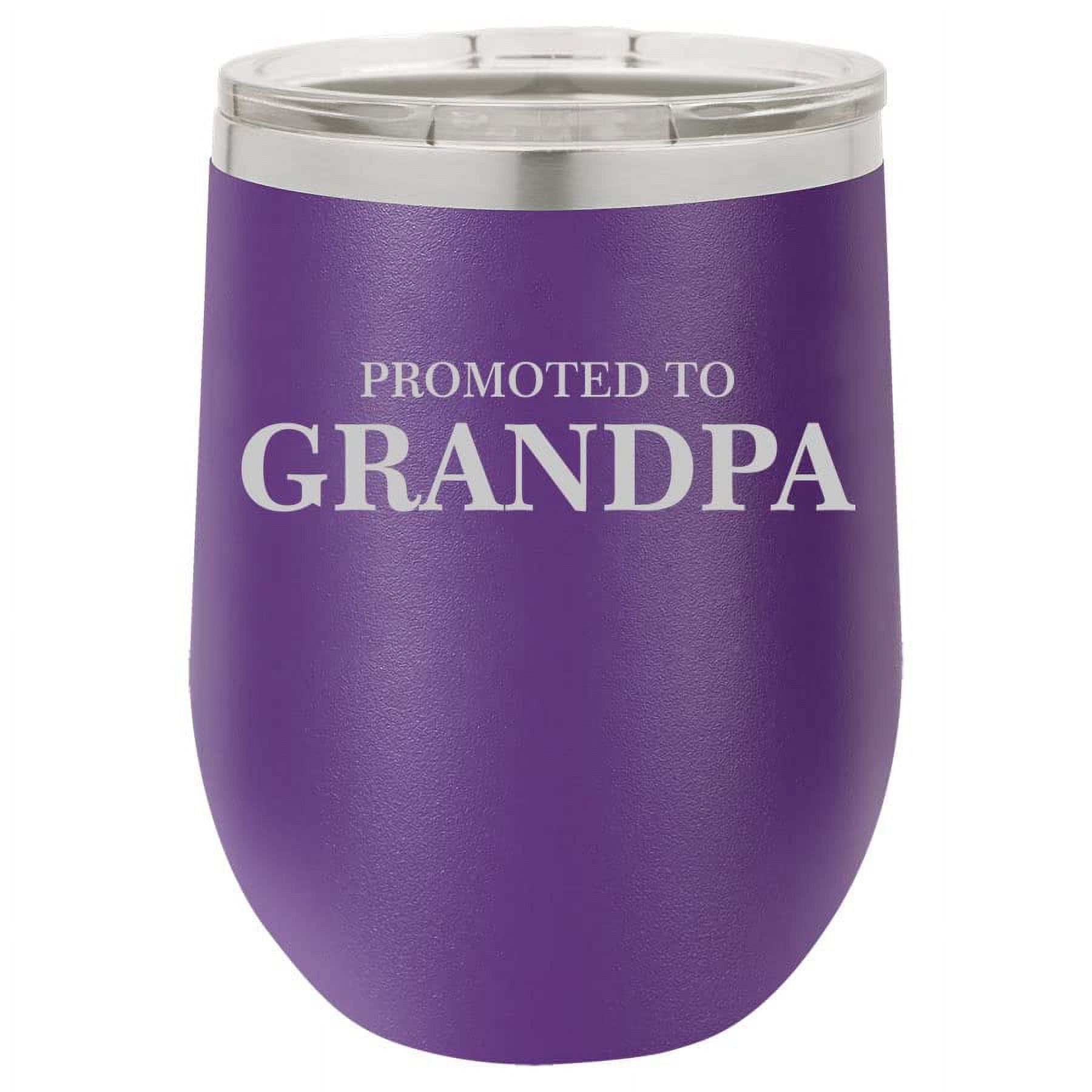 12 oz Double Wall Vacuum Insulated Stainless Steel Stemless Wine