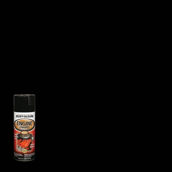Rust-Oleum 12 oz. Gloss Black Engine Enamel Spray Paint 6-Pack Interior & Exterior Use, Professional Finish