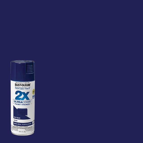 Rust-Oleum 12 oz. Gloss Navy Blue General Purpose Spray Paint 6-Pack  Interior & Exterior Use, Professional Finish
