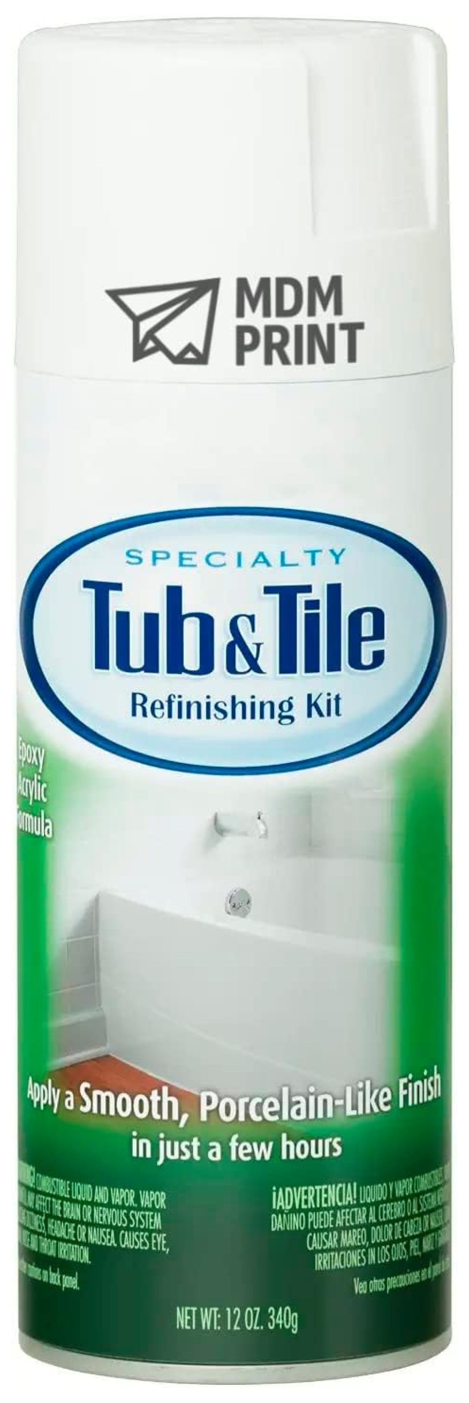 12 oz. Gloss White Tub and Tile Refinishing Spray Paint (24Pack