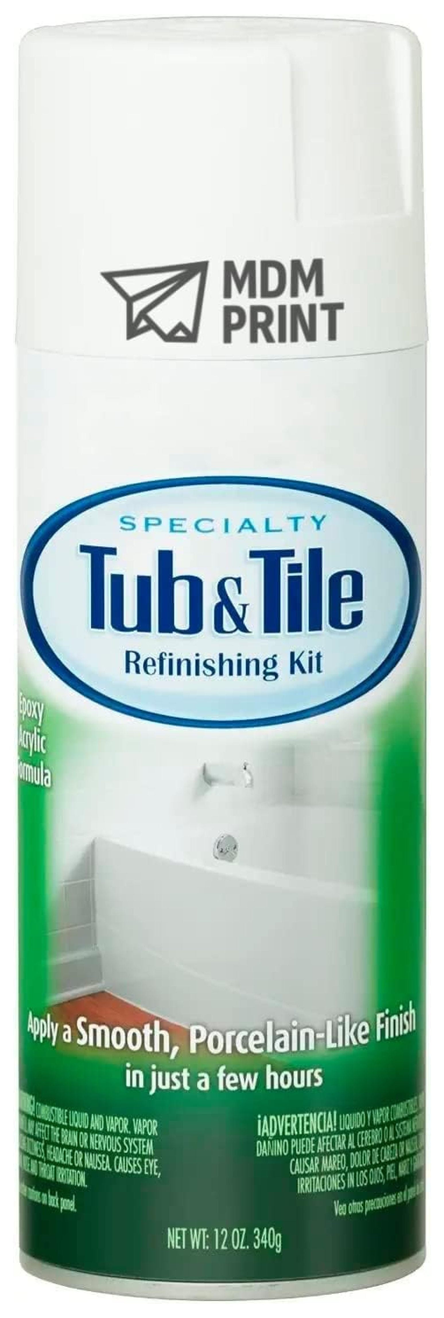 12 oz. Gloss White Tub and Tile Refinishing Spray Paint - Walmart.com