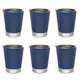 thumbnail image 1 of 12 oz. Itsy Vacuum Insulated Travel Mugs - 6 Pack - Blue, 1 of 2