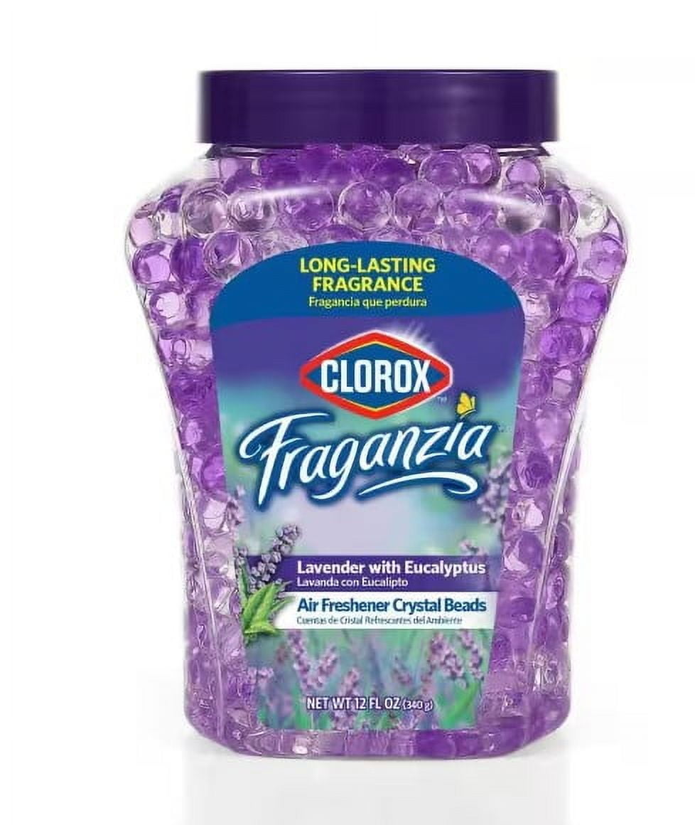 12 oz. Jar Fraganzia Air Freshener Crystal Beads Lavender with Eucalyptus