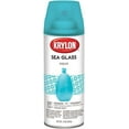 thumbnail image 1 of 12 oz Krylon 9057 Aqua Sea Glass Decorative Glass Spray Paint Pack of 6, 1 of 1
