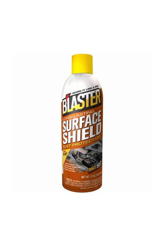 Blaster Surface Shield Rust & Corrosion Protectant Spray, 12 oz  Up to 2-Year Protection, Lanolin-Based, Moisture-Wicking Formula for Metal, Tools, Equipment & Vehicles