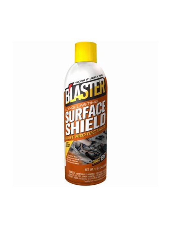 Blaster Surface Shield Rust & Corrosion Protectant Spray, 12 oz Up to 2-Year Protection, Lanolin-Based, Moisture-Wicking Formula for Metal, Tools, Equipment & Vehicles