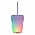 thumbnail image 1 of 12 oz Mini Opaque Acrylic Tumbler with Lid & Straw, 1 of 1