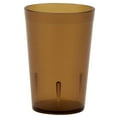 thumbnail image 1 of 12 oz Plastic Cup Break Resistant Drinking Glasses Reusable Stackable Drinking Cup and Shatterproof Drink Tumblers for Cafe Party and Catering Supplies (Amber Clear), 1 of 7
