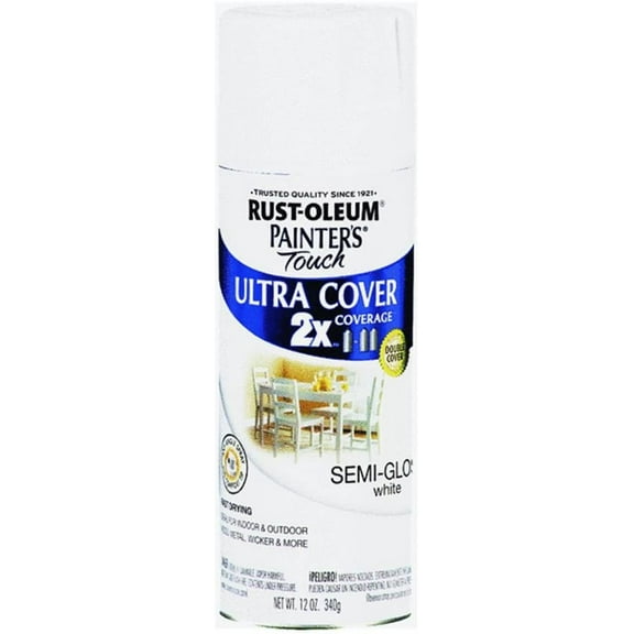 12 oz. Semi-Gloss White General Purpose Spray Paint 6-Pack
