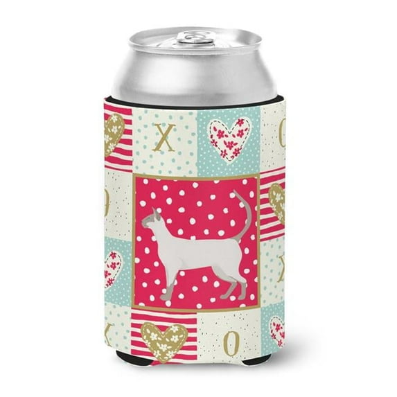 12 oz Siamese Modern No.1 Cat Love Can or Bottle Hugger