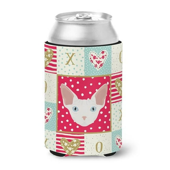 12 oz Sphynx Cat Love Can or Bottle Hugger
