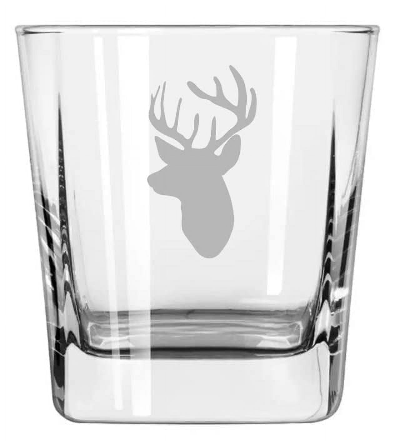 Gold Stag Whiskey Glasses, Stag Glasses