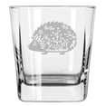 thumbnail image 1 of 12 oz Square Base Rocks Whiskey Double Old Fashioned Glass Fancy Hedgehog, 1 of 1