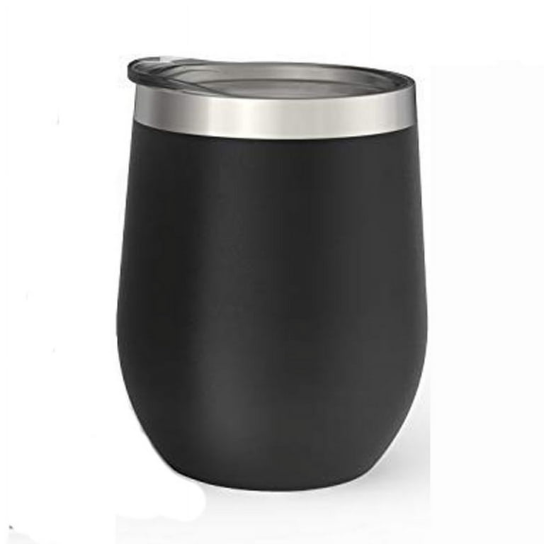 12oz Insulated Stainless Steel Wine Tumbler, With Lid - Pittsford