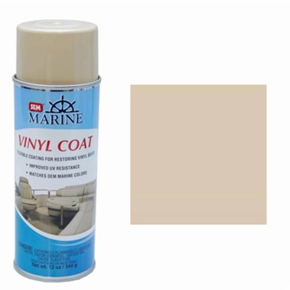 12 oz Vinyl Coat Flexible Aerosol Coating Sea Ray Champagne