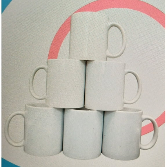 12 oz White Ceramic Coffee Mug with Handle Light Weight Dishwasher and Microwave Safe