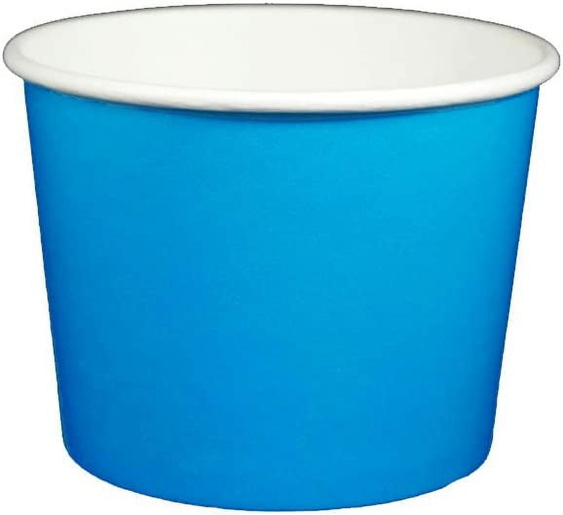 12 oz Yogurt Paper Cups- 1000 Count (Solid Blue) - Walmart.com