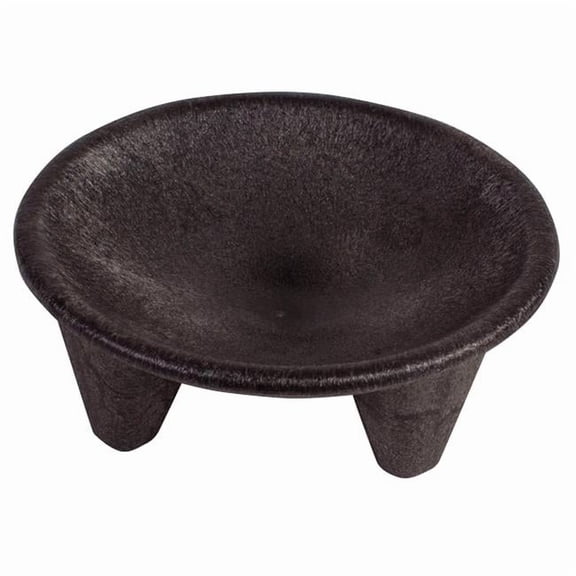 Winco PMP-12 12 oz Molcajete Salsa Plates, 2 Per Pack