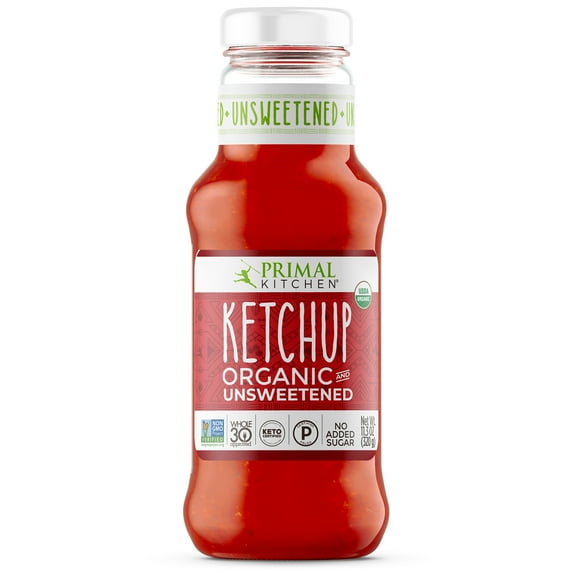 (12 pack) (12 Pack) Primal Kitchen Organic And Unsweetend Ketchup, 11.3 Oz