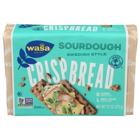 (12 pack) (12 Pack) Wasa Crispbread, Sourdough Rye, 9.7 Oz.