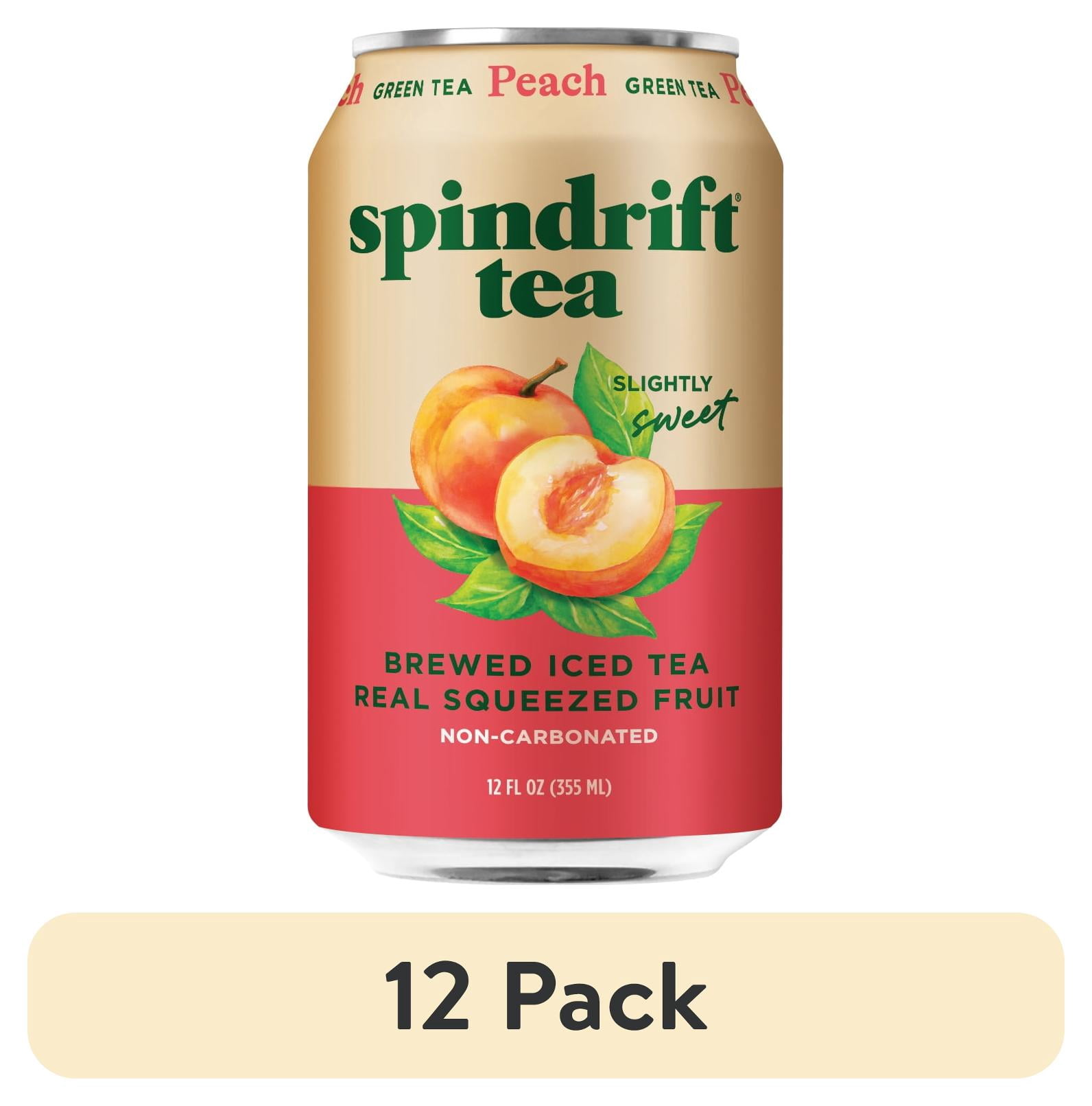 (12 pack) 12 oz. Peach Green Tea Singles