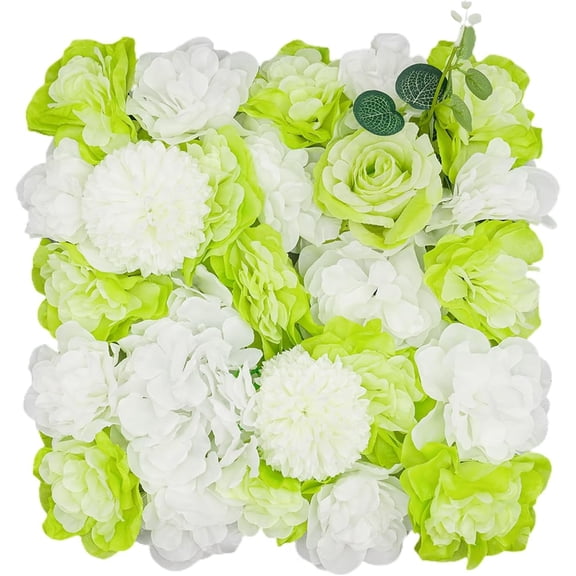 12 pack 3D Flowers Wall Panel 15 * 15inch Artificial Flower Wall Background Silk Rose Mat for Home Party Wedding Backdrop Wall Decor Shop Photo Backdrop Floral Wall Arrangement