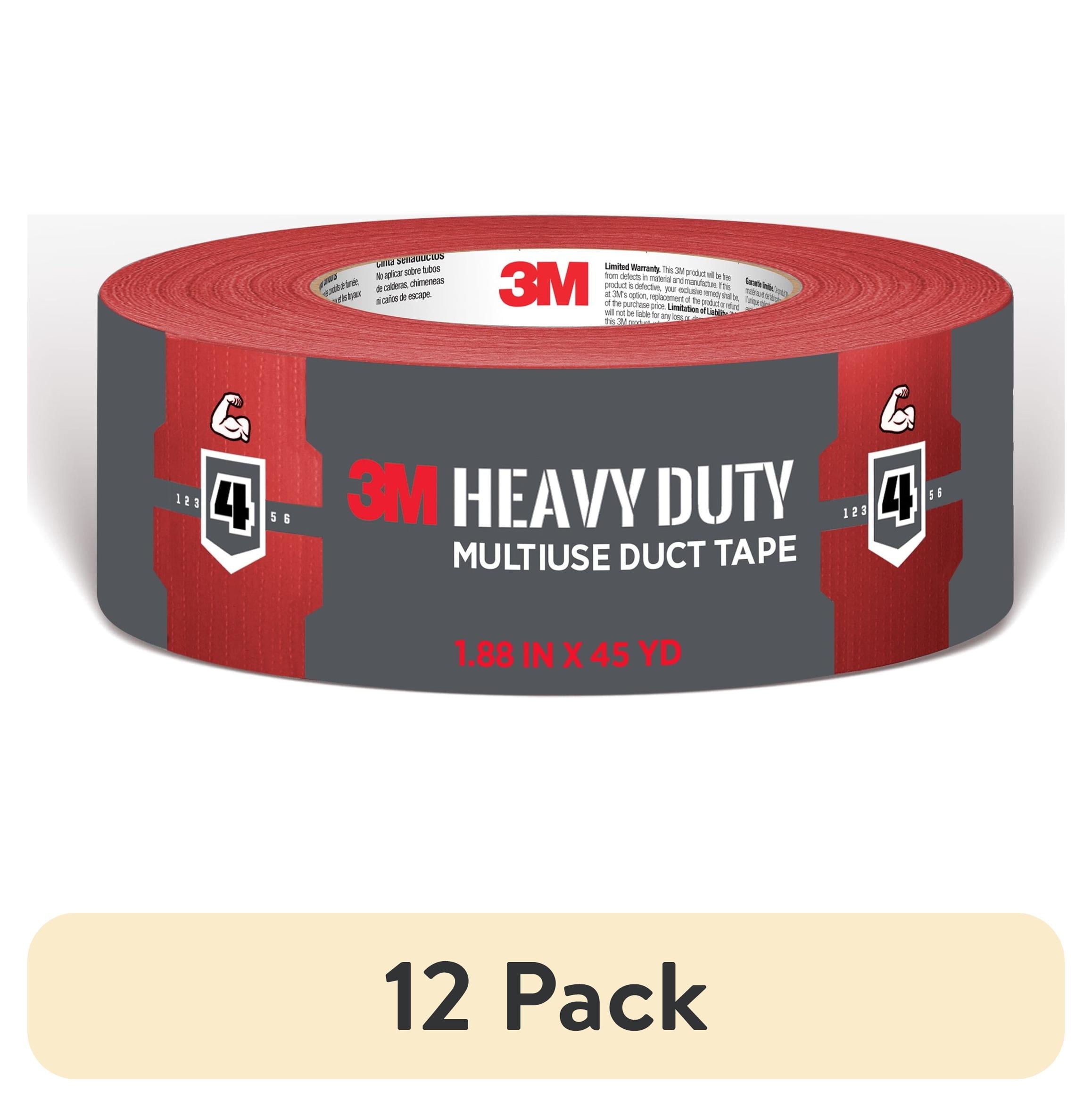 (12 pack) 3M Heavy Duty Red Duct Tape, 1.88 in. x 45 yd., 1 Roll