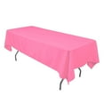 thumbnail image 1 of 12 pack 60"×102" Seamless 100% Polyester rectangular Tablecloth 25 COLORS Dine", (Color: Pink), 1 of 1
