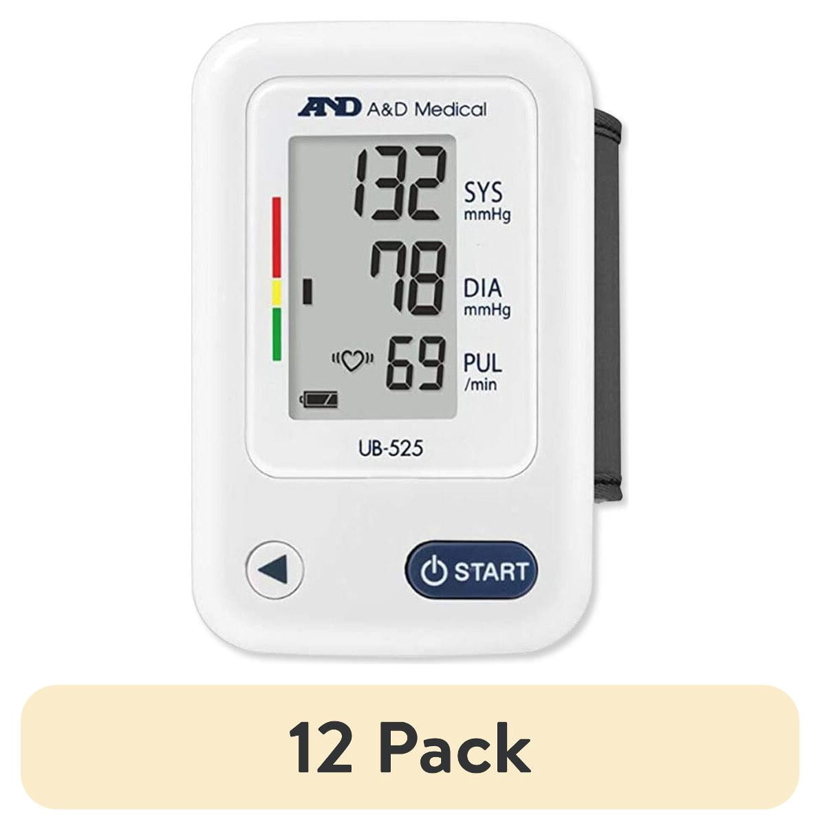 (12 pack) A&D Medical Wrist Blood Pressure Monitor for Home Use