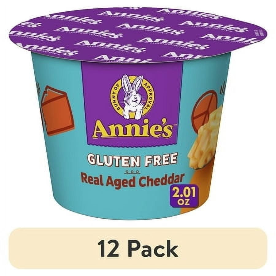 Free Shipping! Annie's Gluten Free Aged Cheddar Microwave Mac and