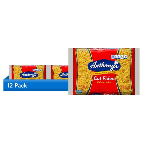 (12 pack) Anthony's 12 oz Fideo Cut Pasta