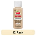 thumbnail image 1 of (12 pack) Apple Barrel Acrylic Craft Paint, Matte Finish, Lite Mocha, 2 fl oz, 1 of 14