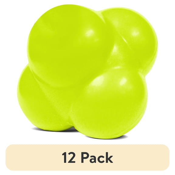 (12 pack) Athletics Works Reaction Ball, Baseball Training Tool
