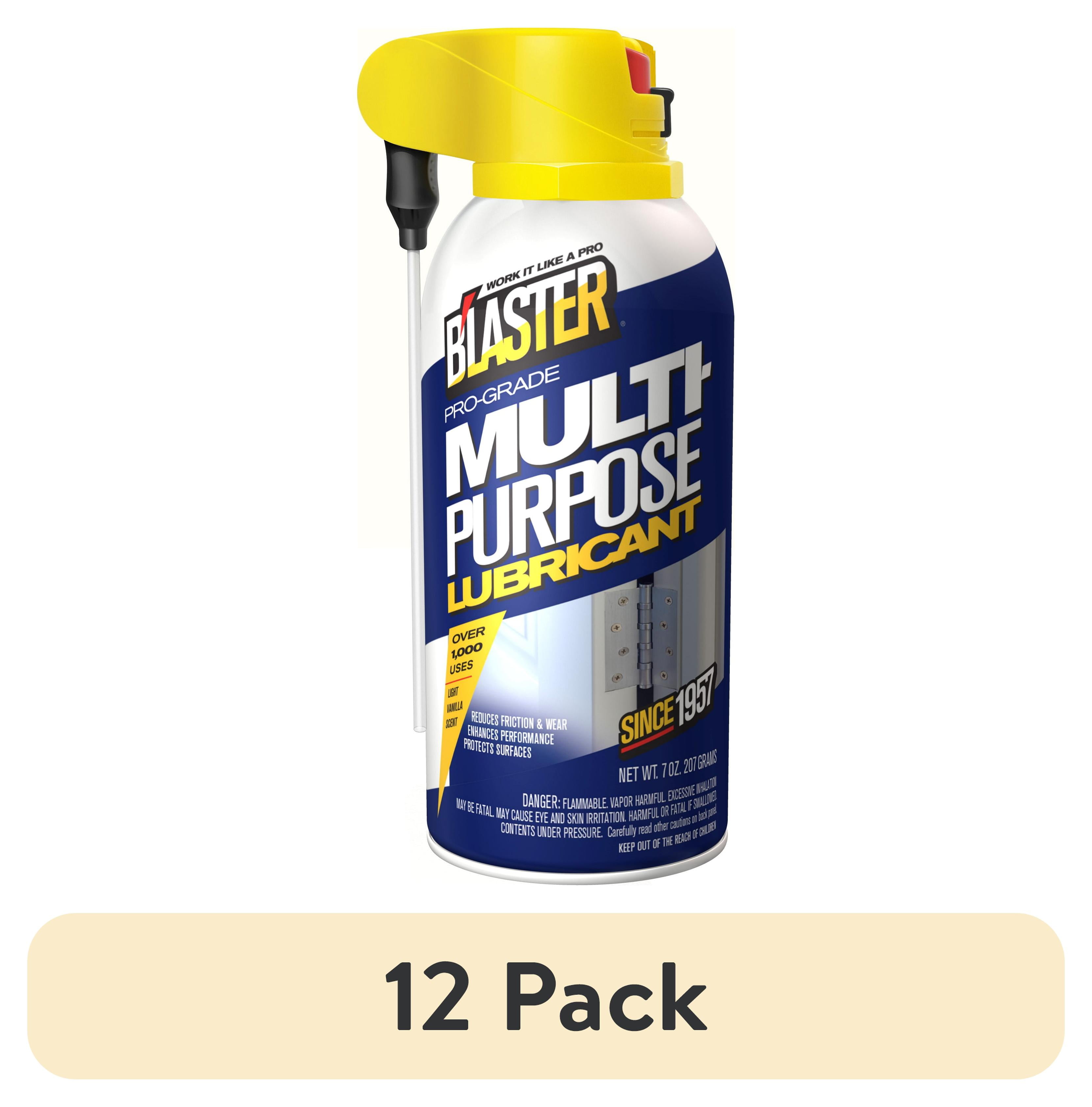 (12 pack) B'laster PB50 Pro-Grade Multi-Purpose Lubricant with Pro Straw, New Condition, 7oz (1 Pack)