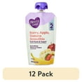 thumbnail image 1 of (12 pack) Parent's Choice Stage 2 Baby Food, Berry, Apple, Banana Smoothie Fruit Puree and Yogurt, 4 oz Pouch, 1 of 12