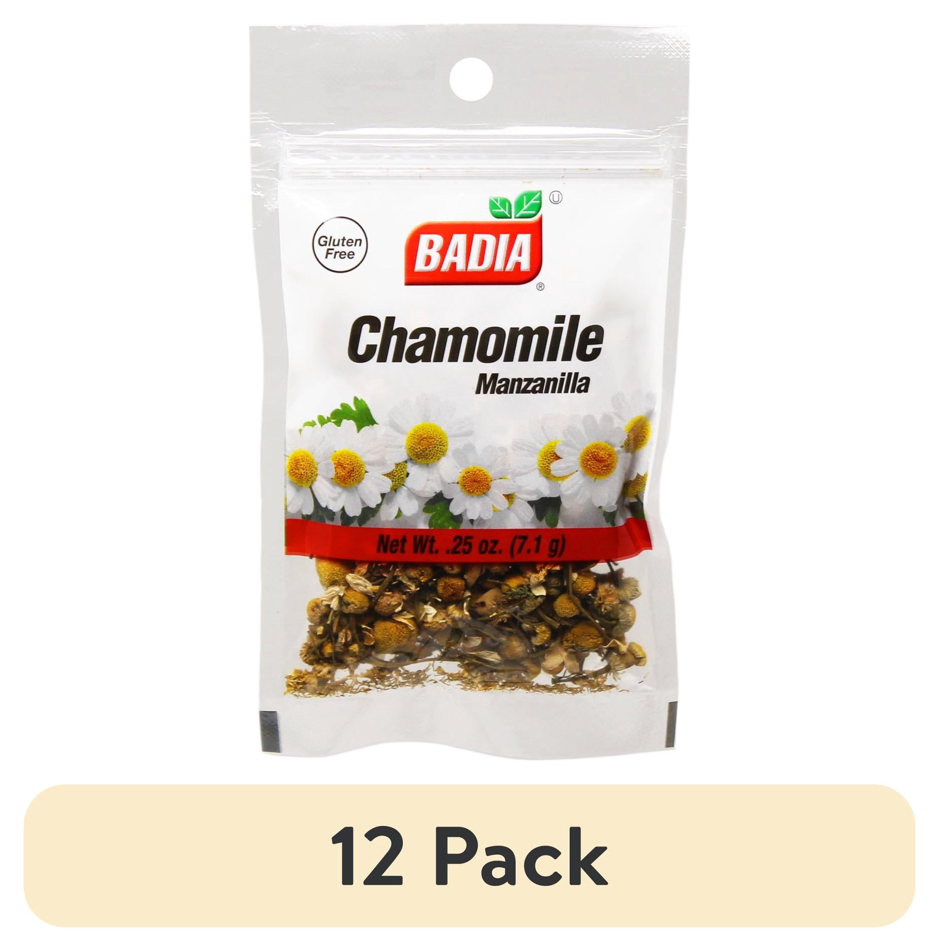 (12 pack) Badia Chamomile Flowers, .25 oz Bag