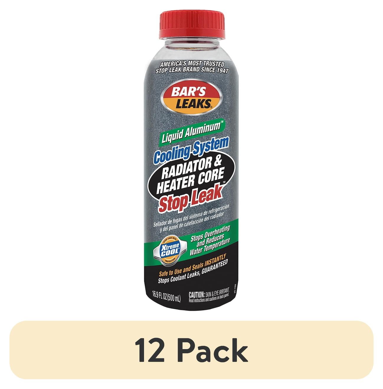 (12 pack) Bar's Leaks Liquid Aluminum Radiator & Heater Core Stop Leak