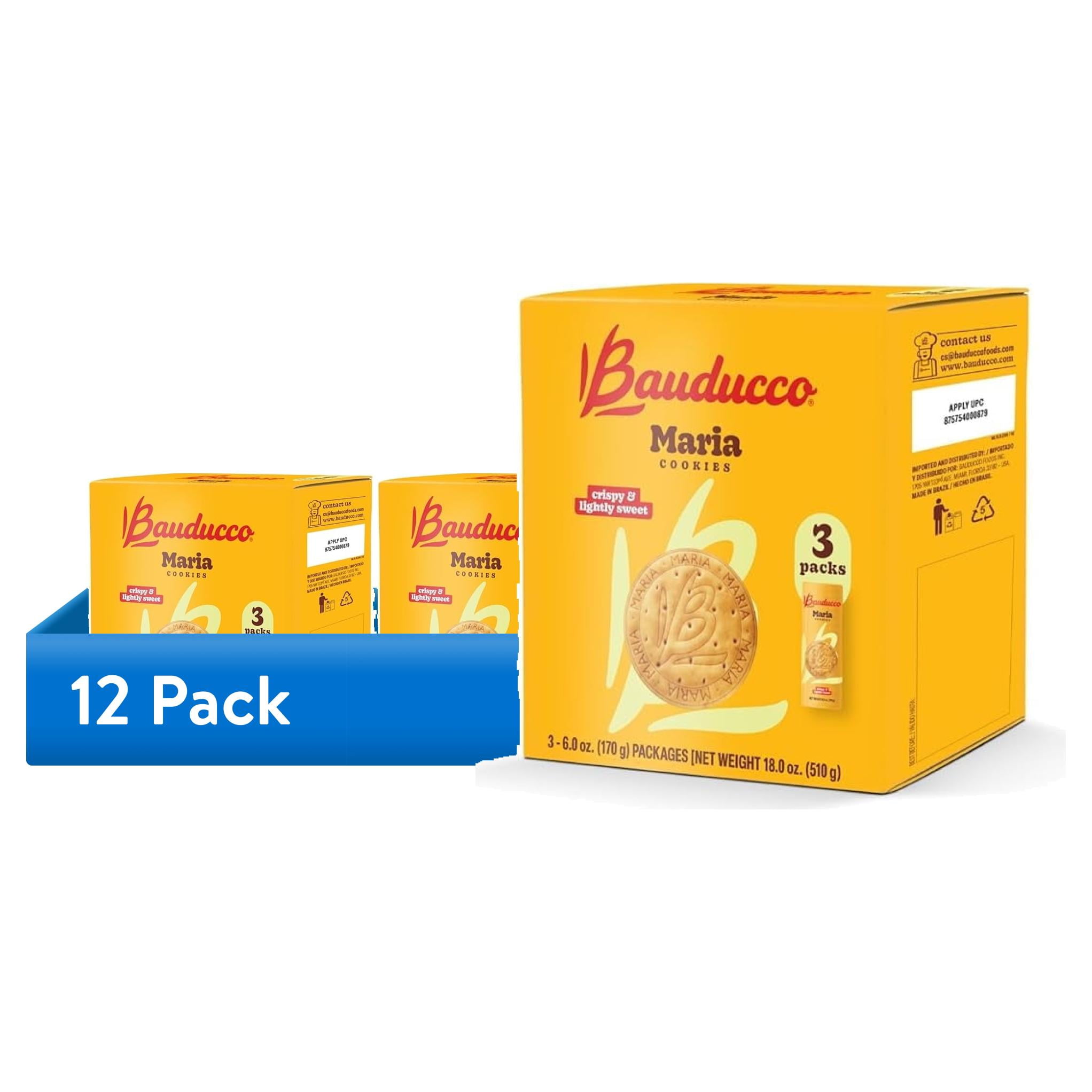 (12 pack) Bauducco Maria Cookies, 18.0 oz, Pack of 3