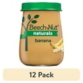 thumbnail interactive-video image 1 of (12 pack) Beech-Nut Naturals Stage 1 Baby Food, Banana, 4 oz Jar, 1 of 10
