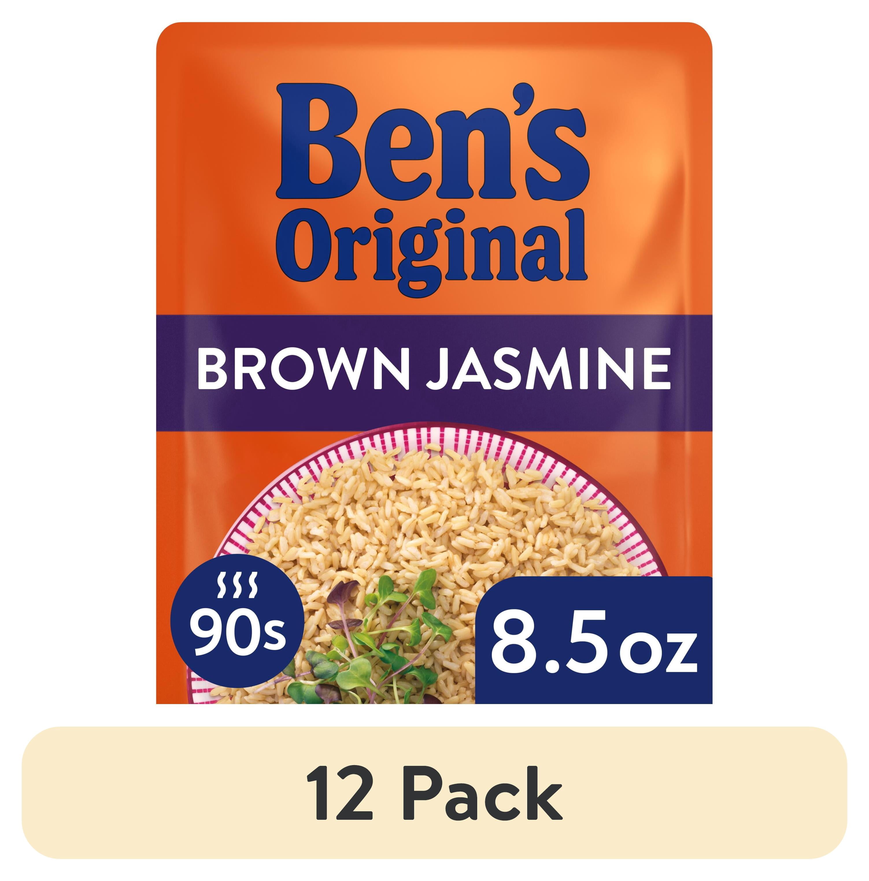 (12 pack) Ben's Original Brown Jasmine Ready Rice
