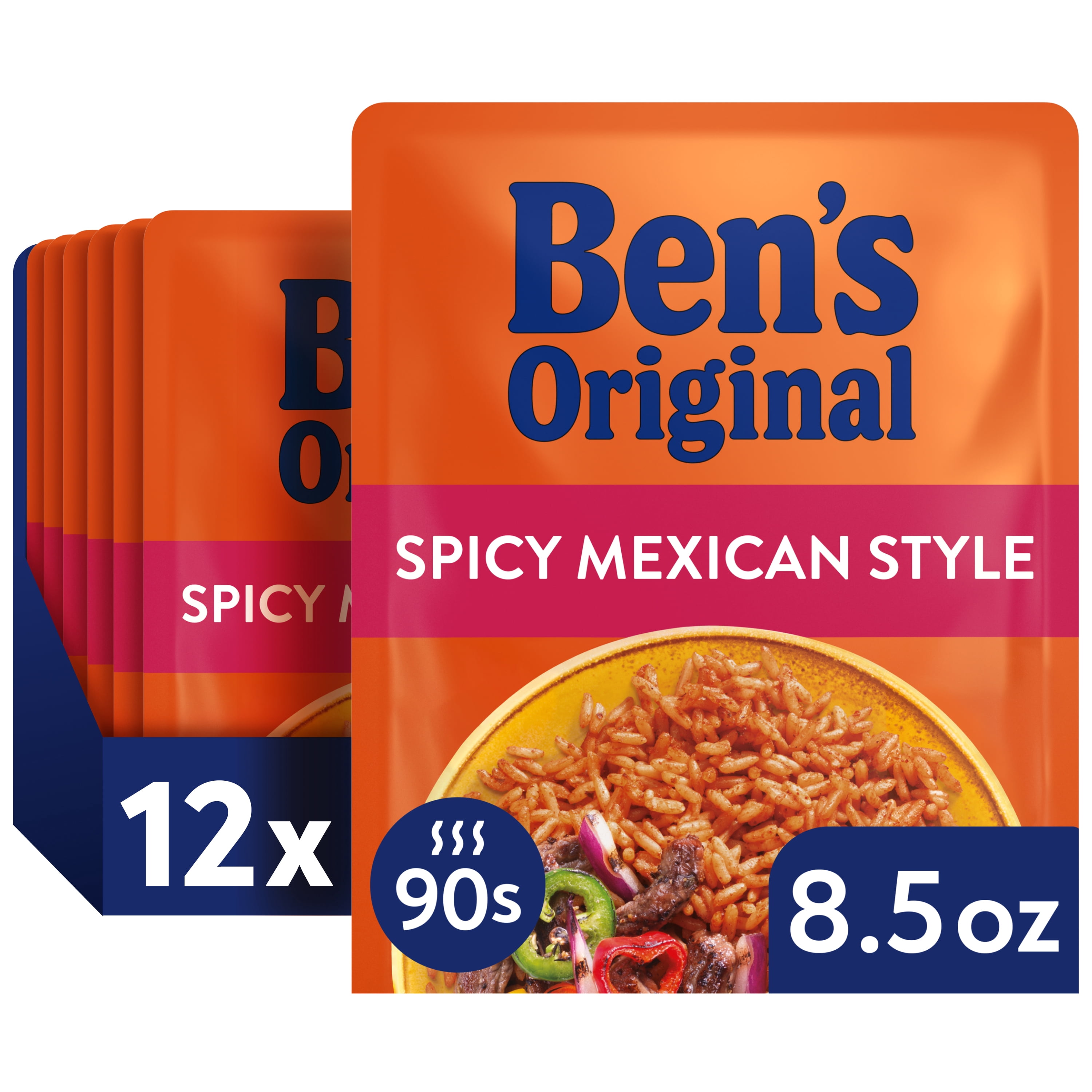 (12 pack) Ben's Original Ready Rice Spicy Mexican