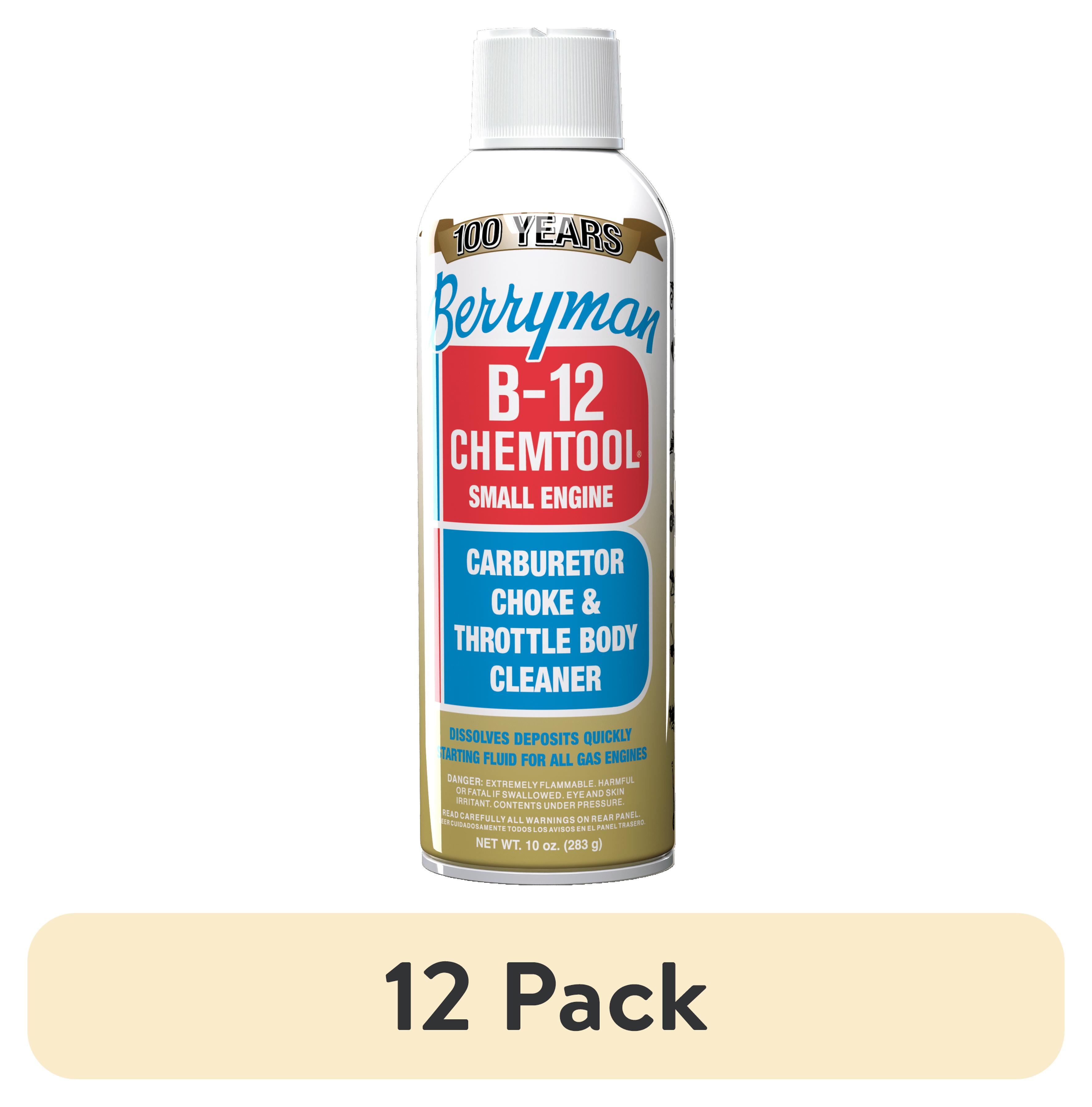 (12 pack) Berryman Products 0110 B-12 Chemtool Carburetor & Engine Cleaner for Cars & Trucks, 10 oz.