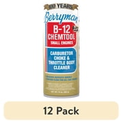 12 pack Berryman Products 0110C, B-12 Chemtool Carburetor Cleaner - Consumer Size 10 oz