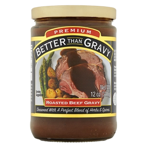 (12 pack) Better Than Gravy, Premium Roasted Beef Gravy, Shelf-Stable, 12 oz Jar