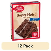 (12 pack) Betty Crocker Favorites Super Moist Chocolate Fudge Cake Mix, 13.25 oz